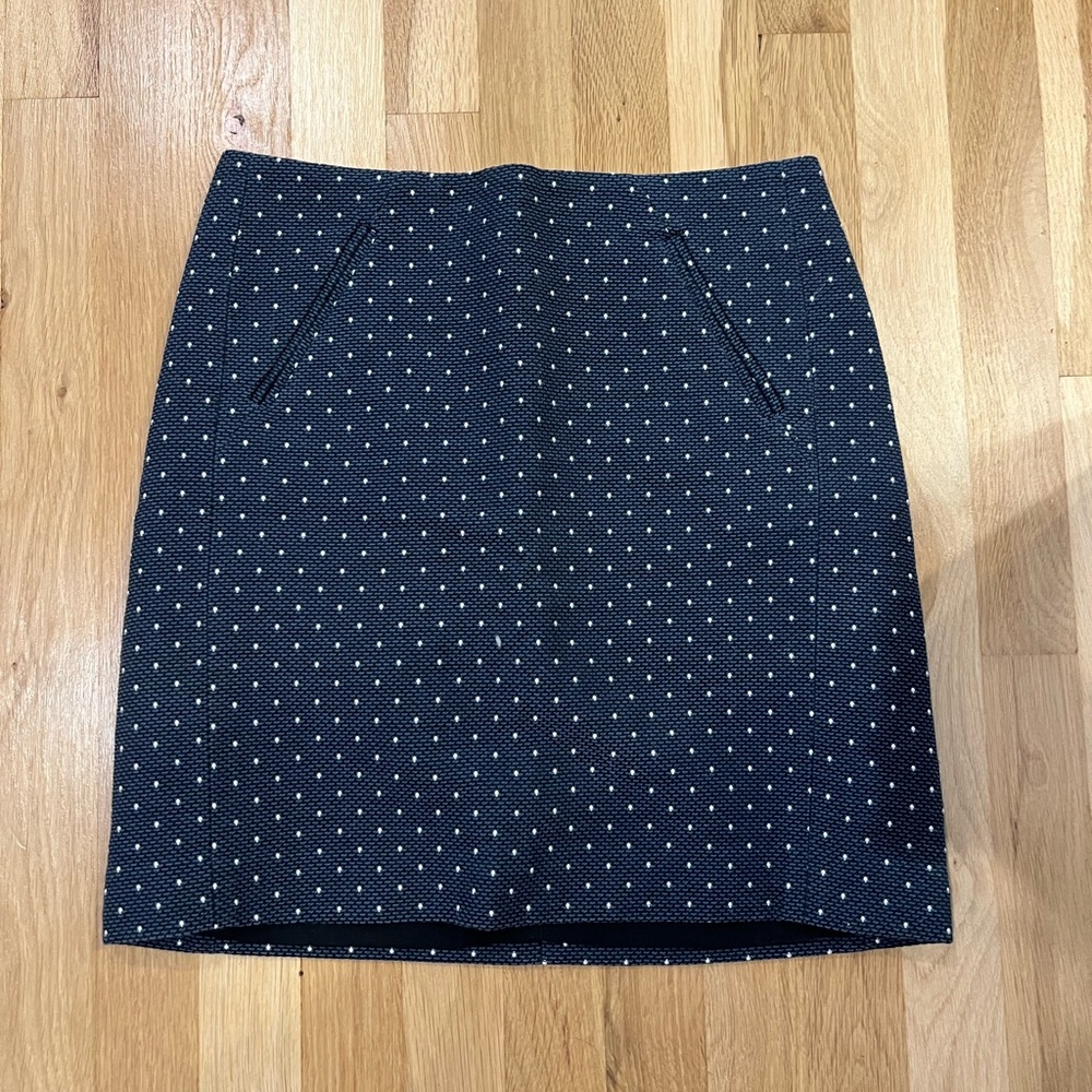 Loft Blue Polka Dot Women's Skirt